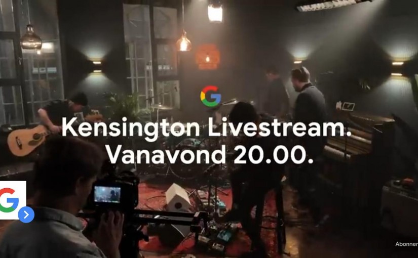 Kensington Google Live home concert